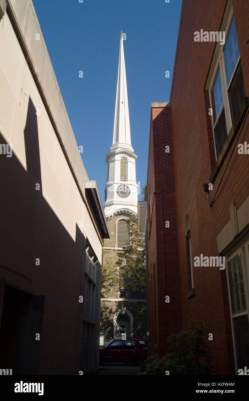 Première Église réformée néerlandaise protestante de Kingston, 272 Wall Street, Kingston, New York Banque D'Images