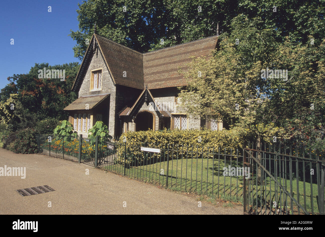 Park-keeper's Cottage at Bushy Park, Londres SW Banque D'Images