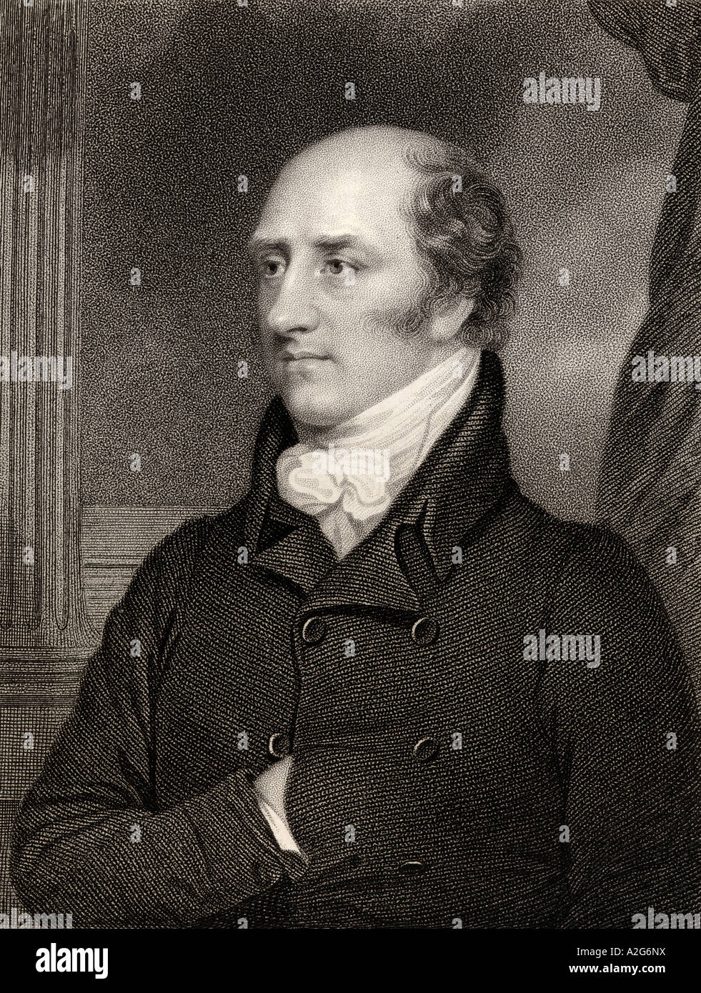 George Canning 1770 - 1827. Homme d'État et premier ministre britanniques. Banque D'Images