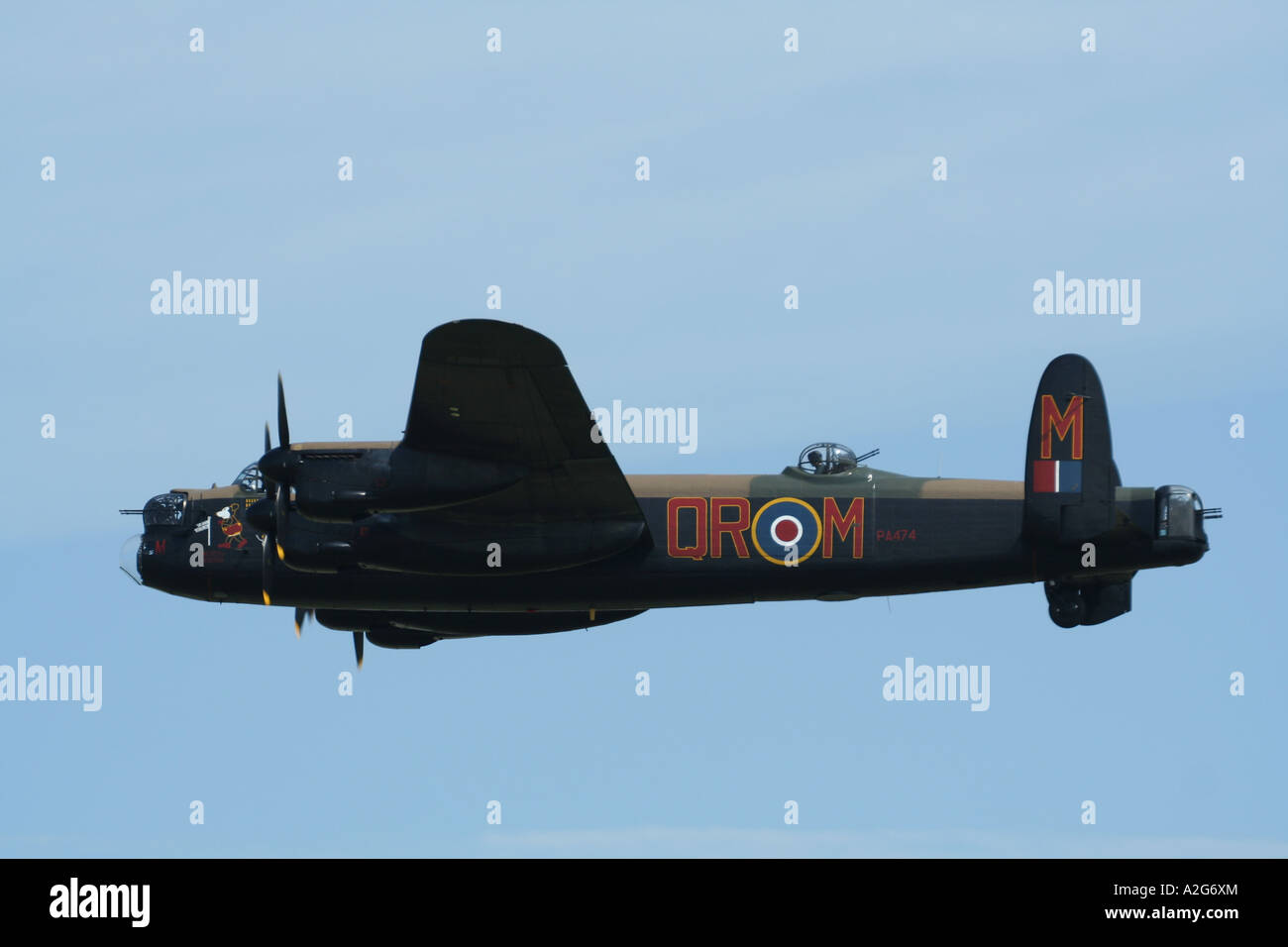 Avro Lancaster de Battle of Britain Memorial Flight à Waddington International Airshow Banque D'Images