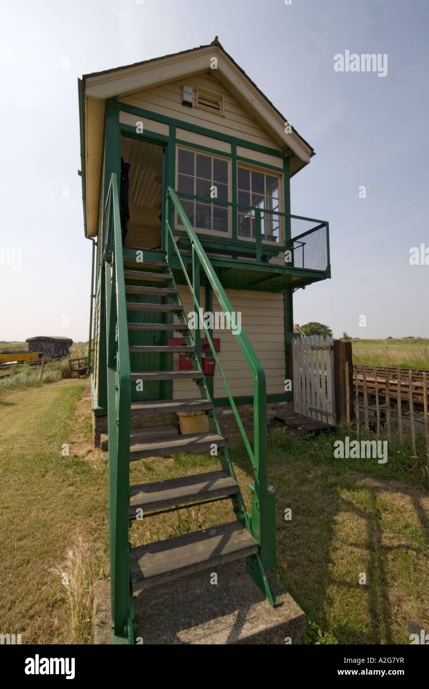 Fort Signal Mangapps Railway Museum Burnham on Crouch Essex Banque D'Images