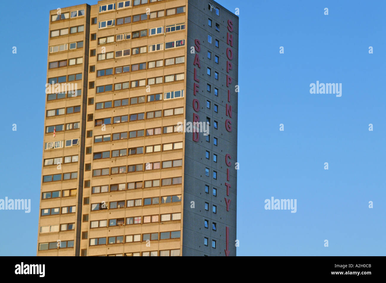 Salfod ville commerçante Banque D'Images