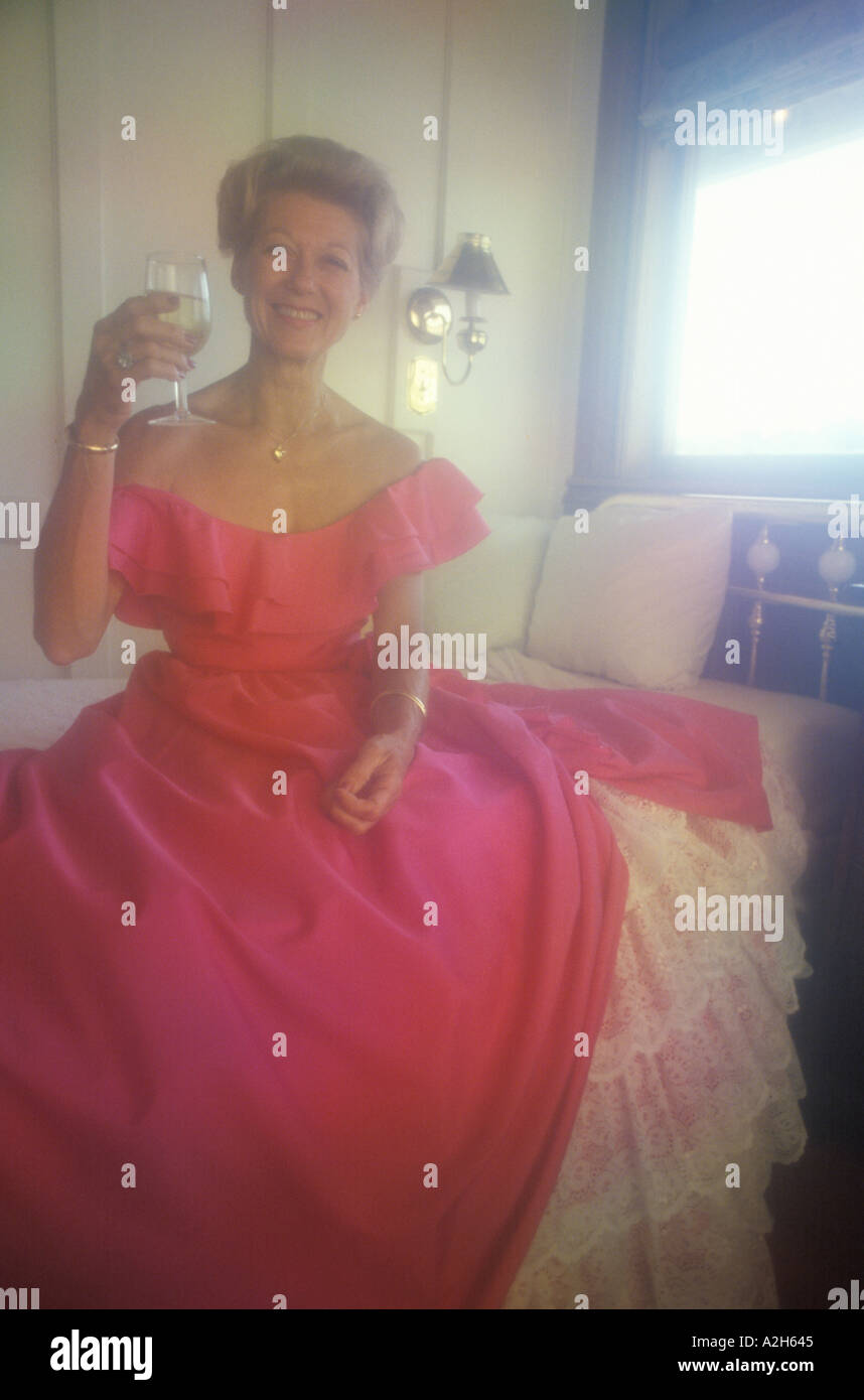 Femme vêtue comme une belle du Sud 2002 Banque D'Images