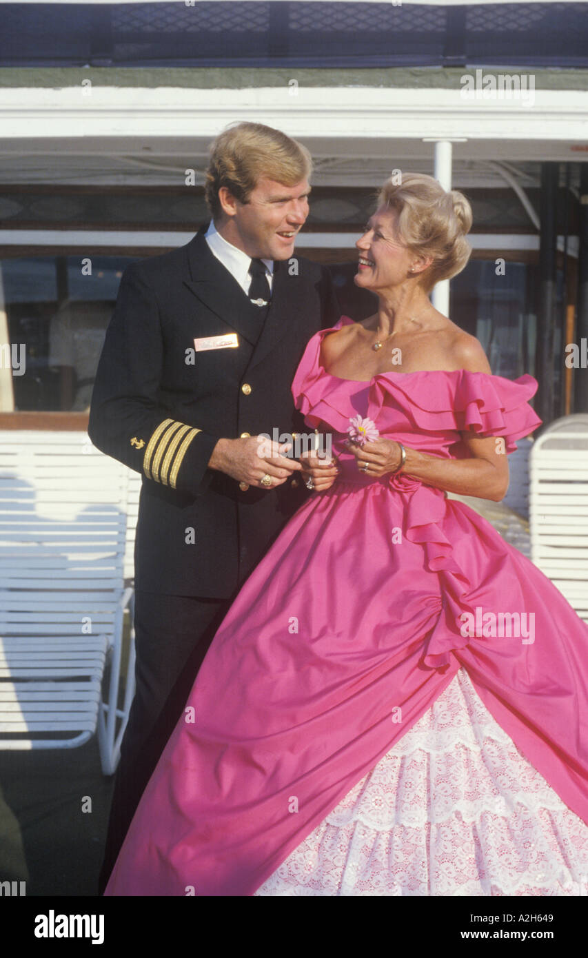 Une belle du Sud et le capitaine de navire 2002 Banque D'Images