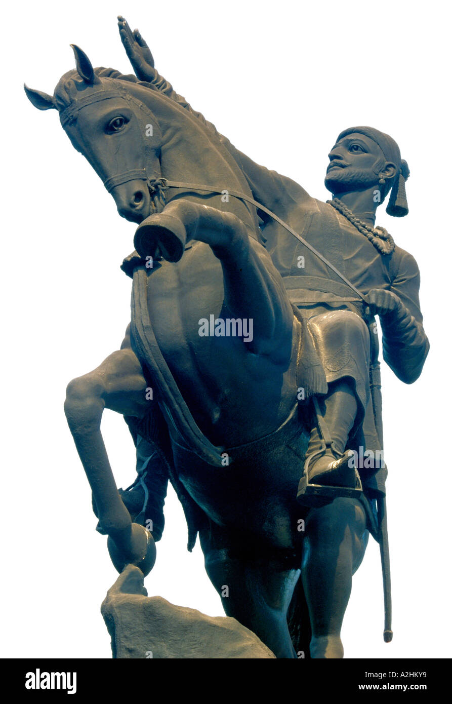 Statue de Chhatrapati Shivaji Banque D'Images