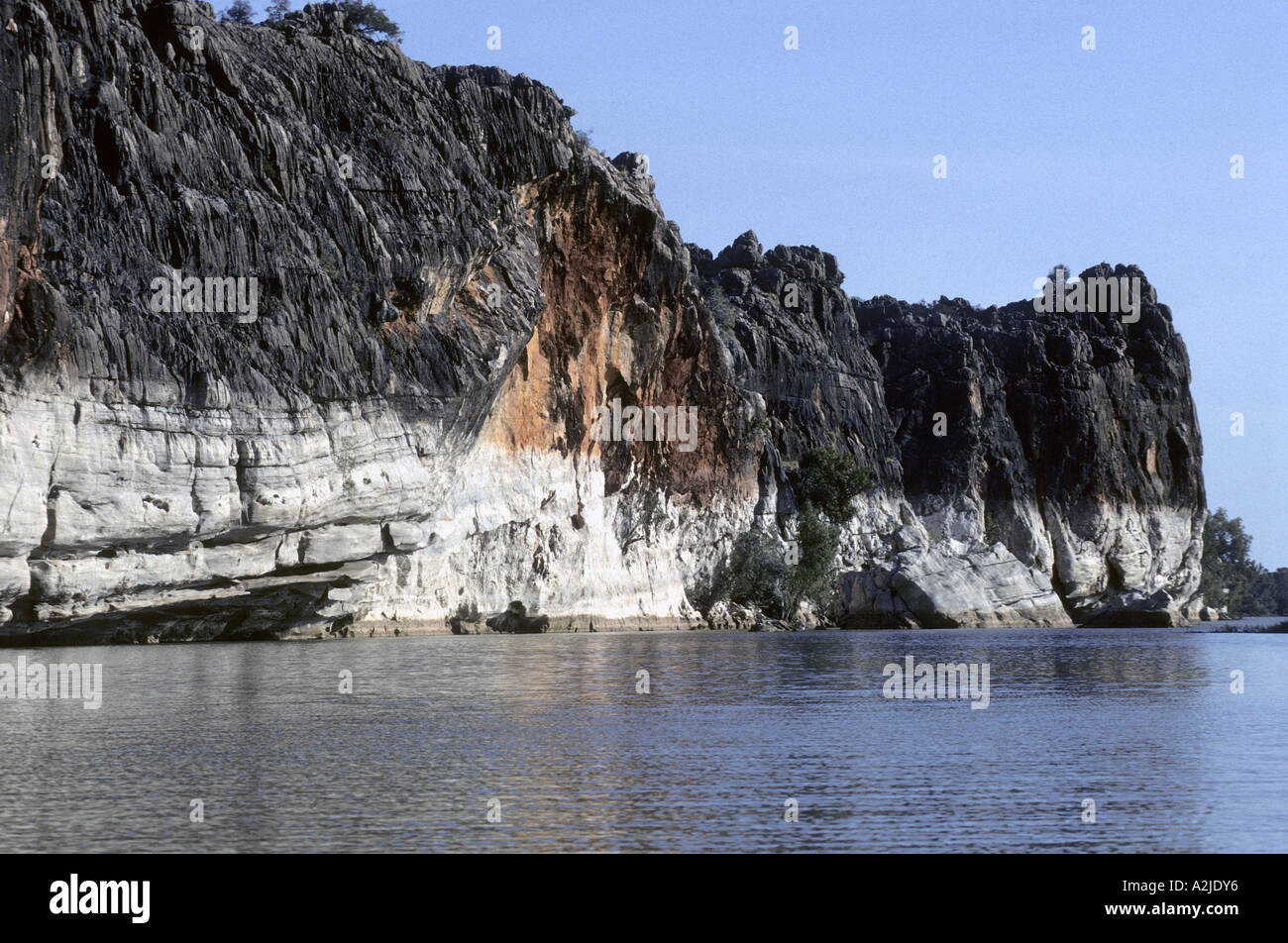 Geike Gorge Kimberleys en Australie occidentale Banque D'Images Geike Gorge Kimberleys en Australie occidentale Banque D'Images