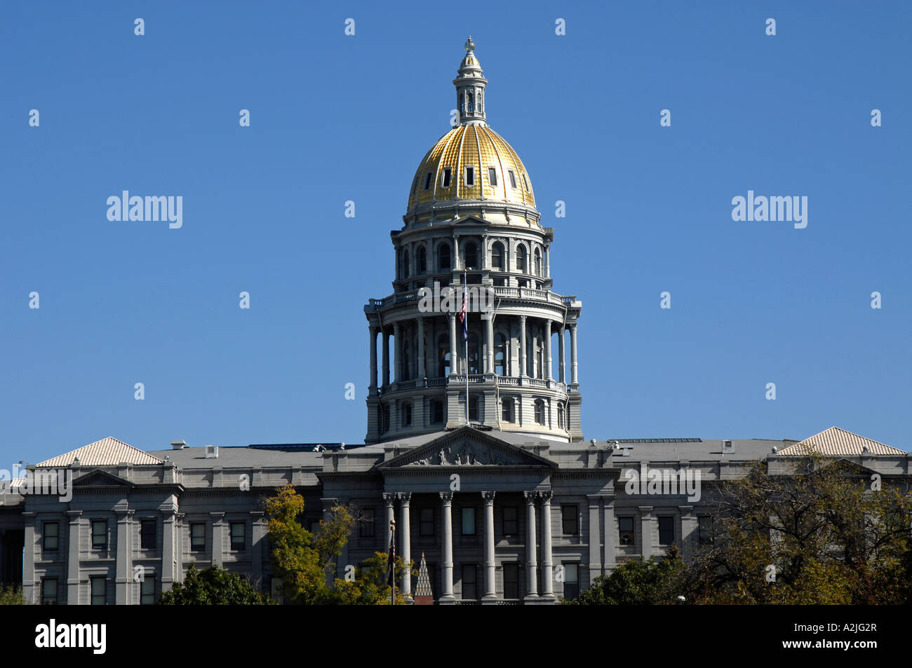 La Colorado State Capitol Building, Denver, Colorado, USA. Banque D'Images