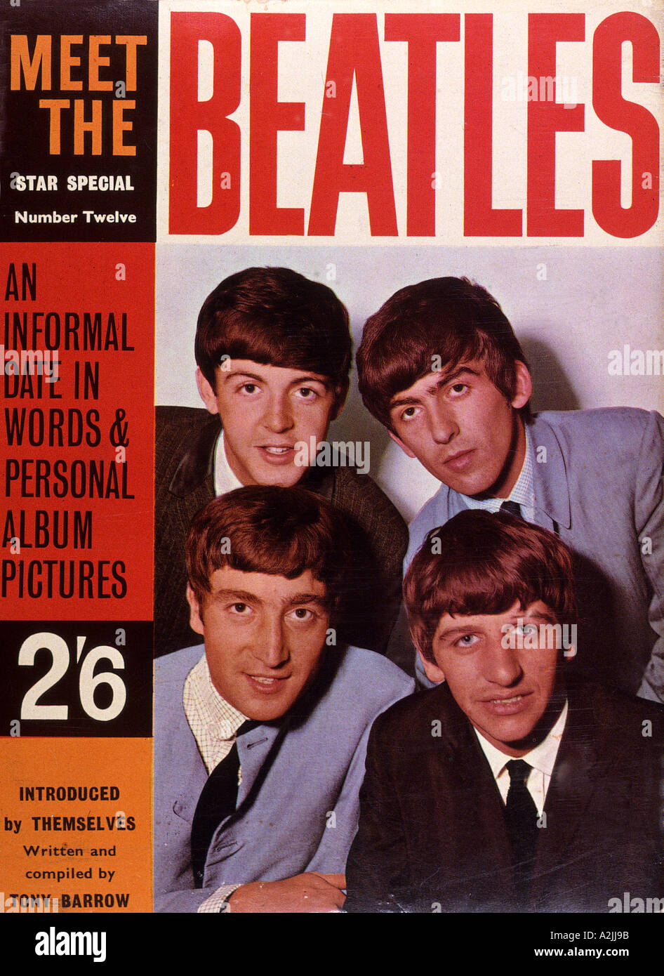 BEATLES fan magazine publié 1963 Banque D'Images