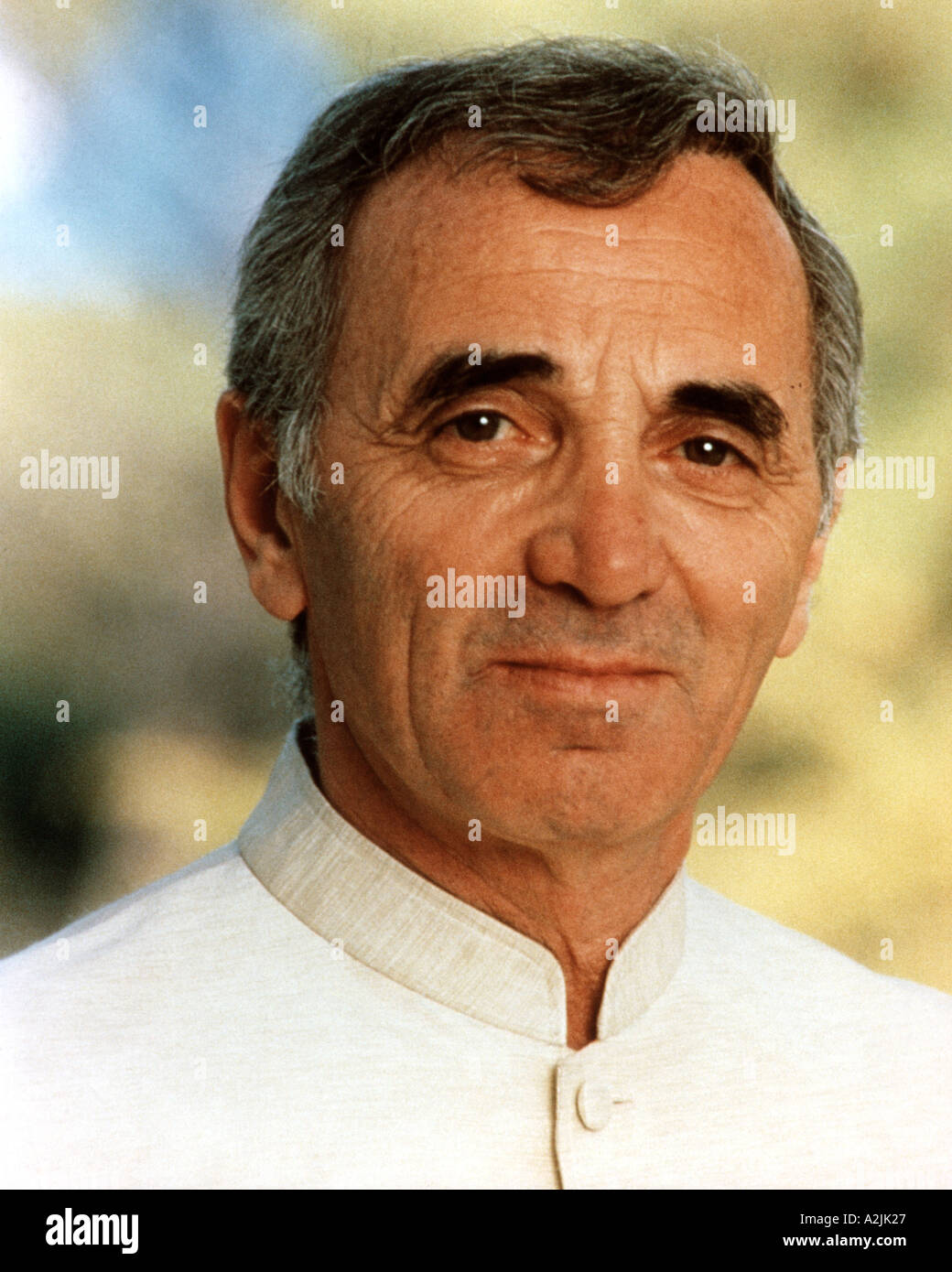 Le chanteur français Charles Aznavour acteur Banque D'Images