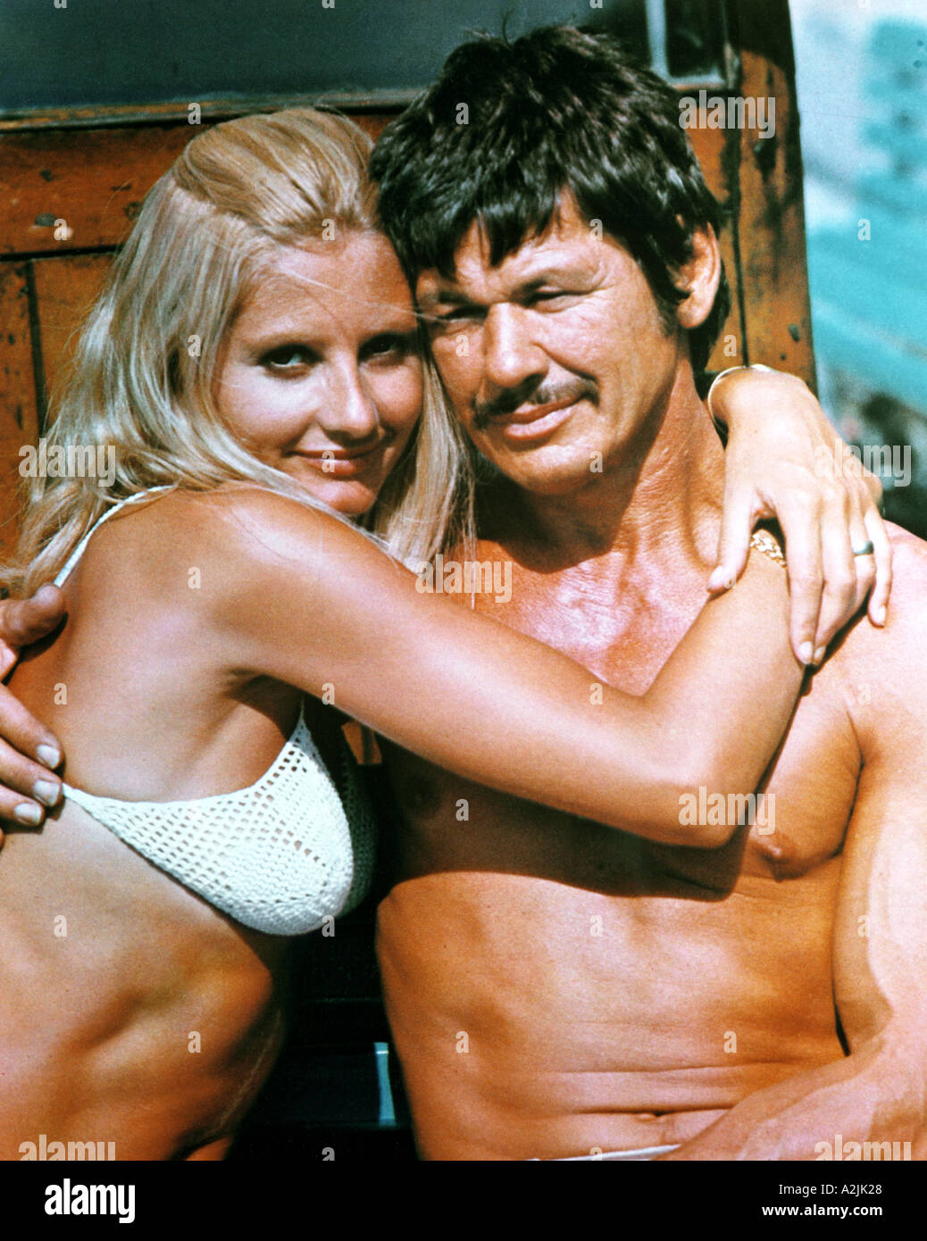 CHARLES BRONSON et épouse Jill Ireland qui est mort en 1990 Banque D'Images