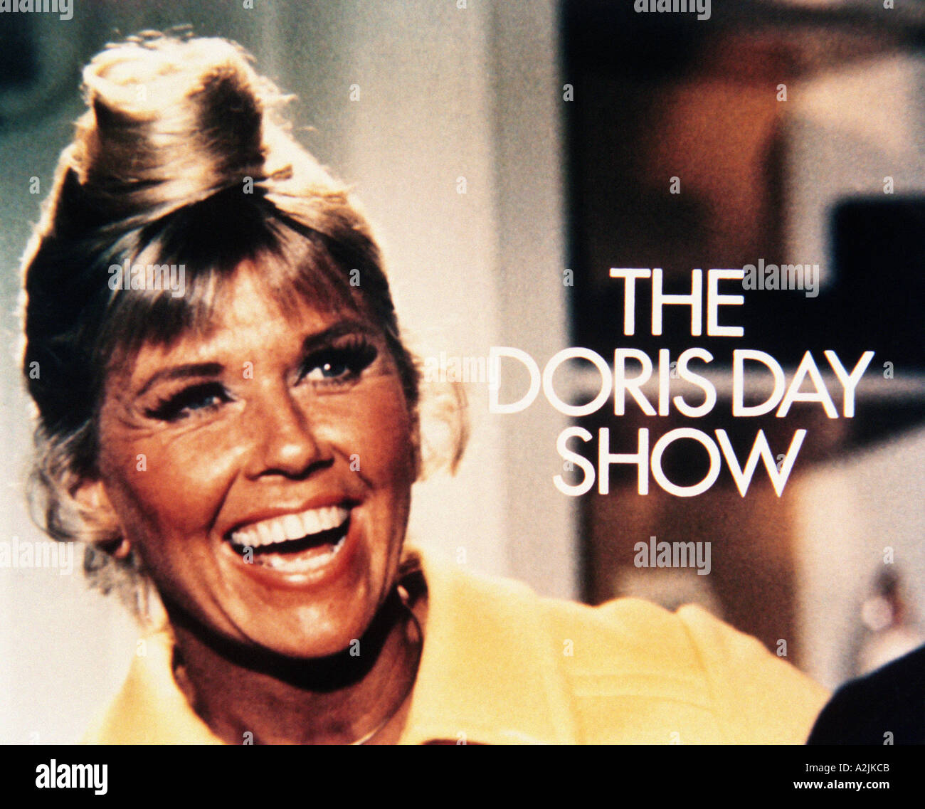 Écran de titre de Doris Day s US TV show qui s'est déroulé de 1968 à 1972 Banque D'Images