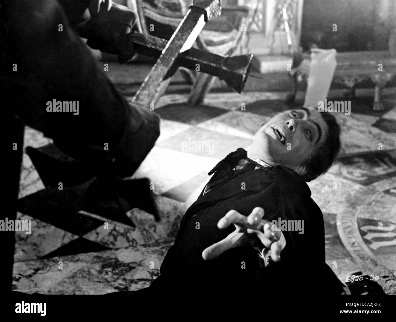 DRACULA 1958 film avec Christopher Lee comme le comte Dracula Banque D'Images