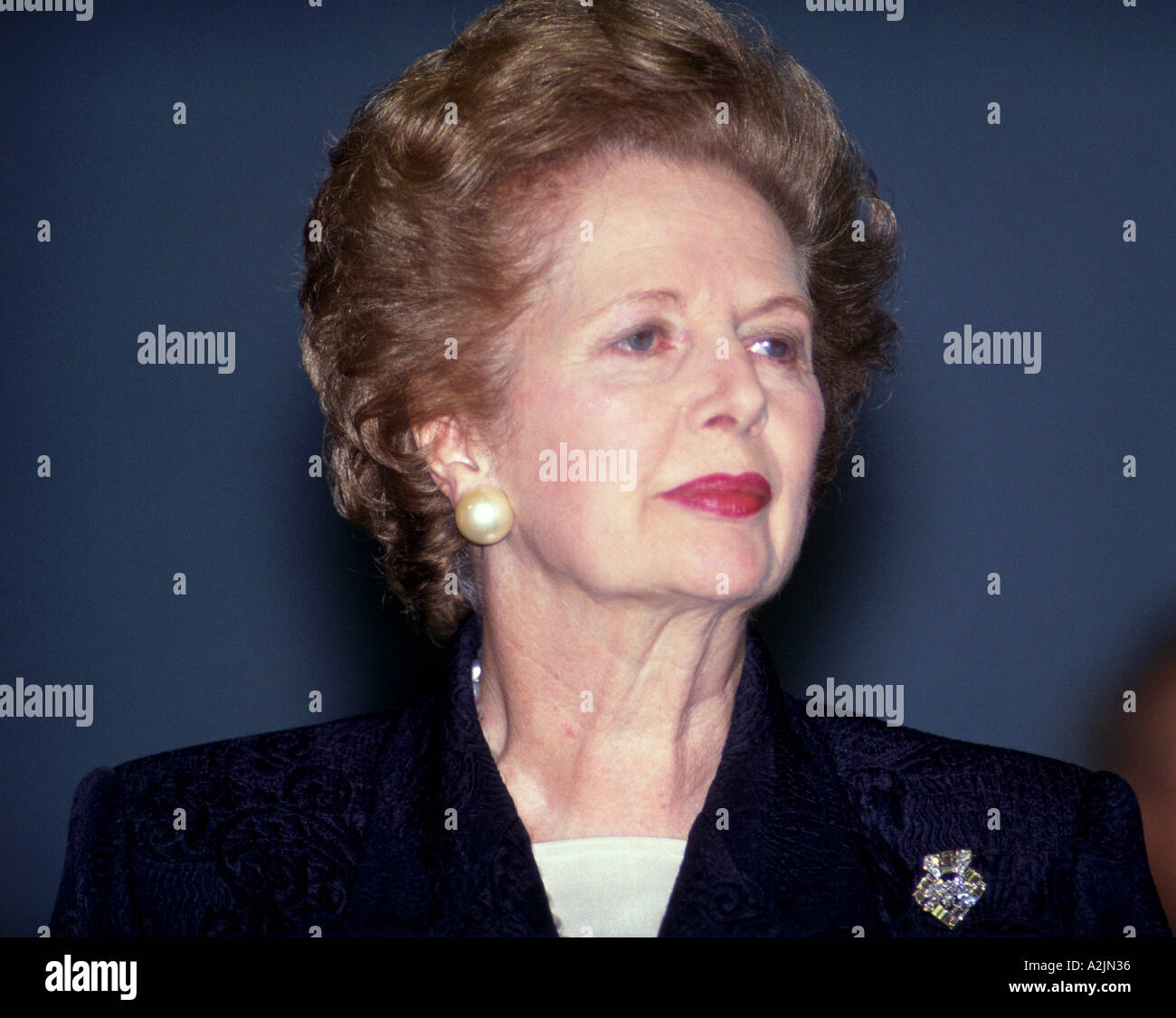 Homme politique britannique Margaret Thatcher Banque D'Images
