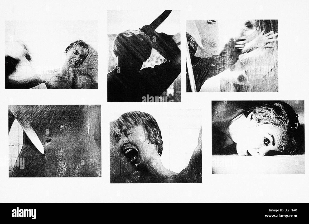 PSYCHO Janet Leigh s scène de douche dans le film d'Hitchcock 1960 Photo  Stock - Alamy