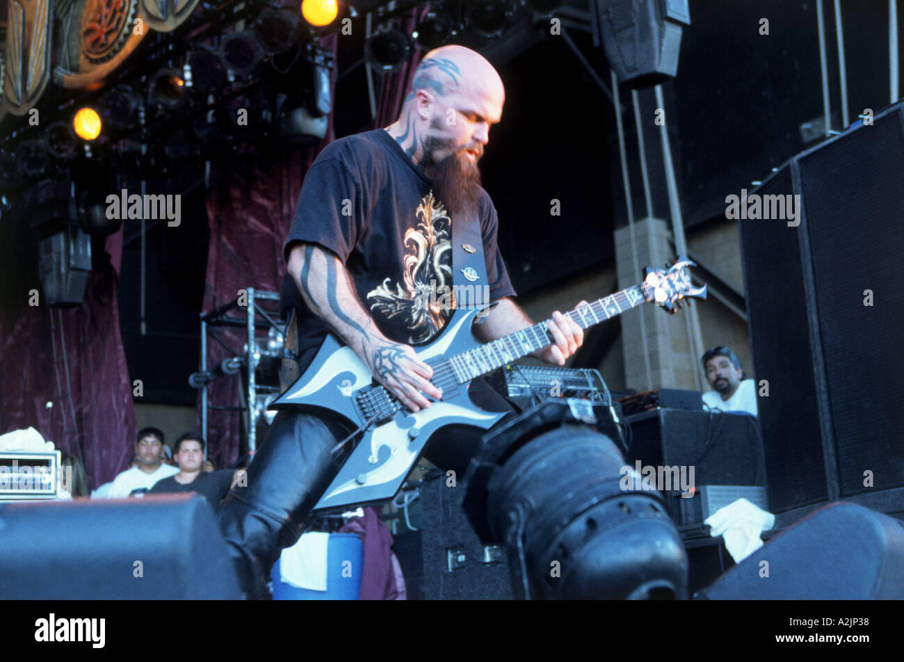 Groupe de heavy metal américain Slayer Banque D'Images