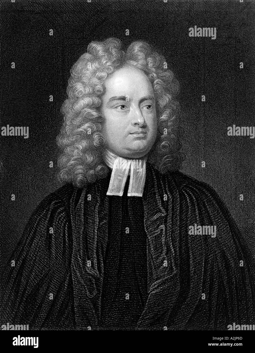 JONATHAN SWIFT Anglo Irish satirique et churchman 16671745 qui a écrit Gulliver s voyages 1726 Banque D'Images