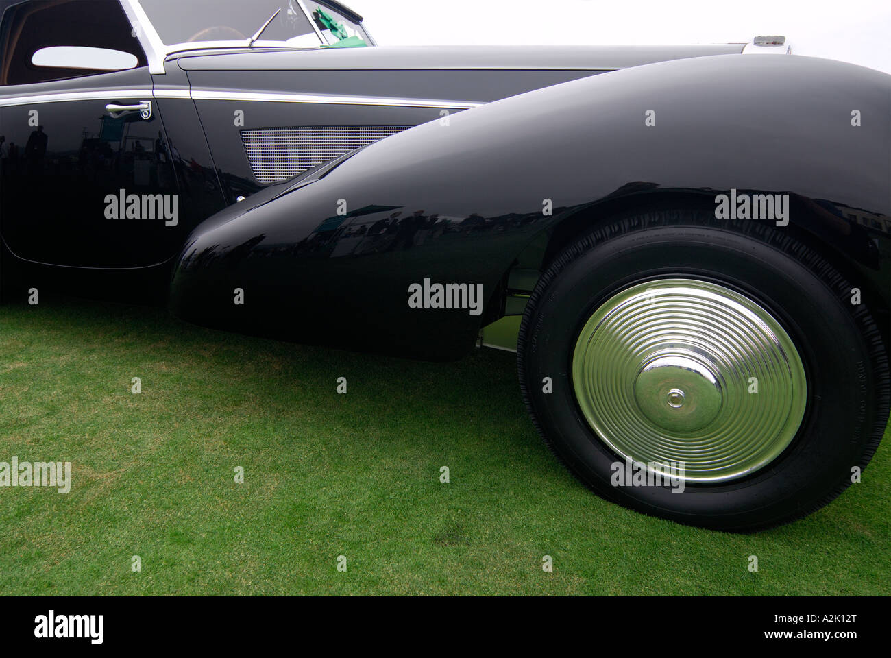 «^Bugatti 57C Voll & Ruhrbeck, ^^1939 Cabriolet, 'Pebble Beach Concours d'elégance', Monterey, Californie' Banque D'Images