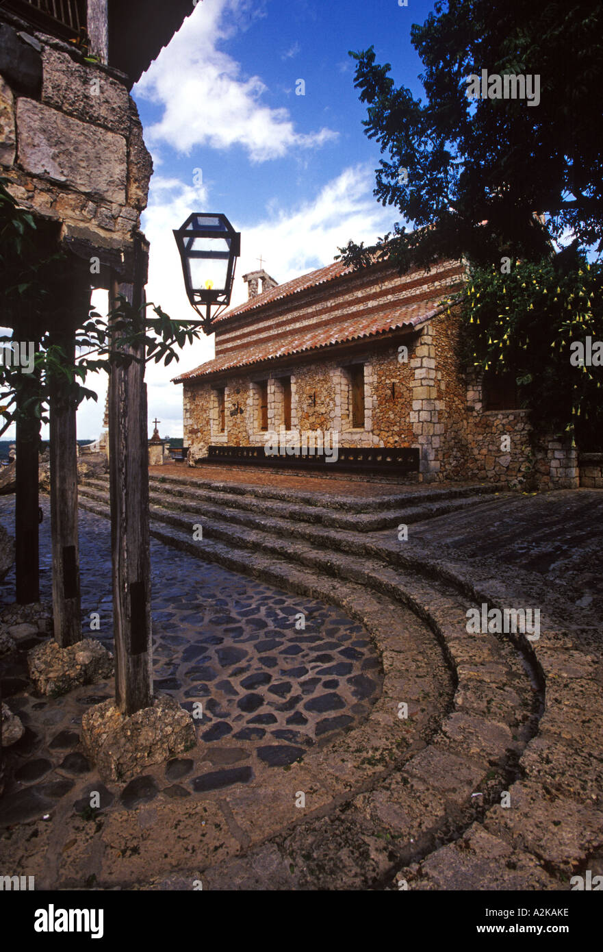 Caraïbes, la République dominicaine, La Romana, Alto Chavon Banque D'Images