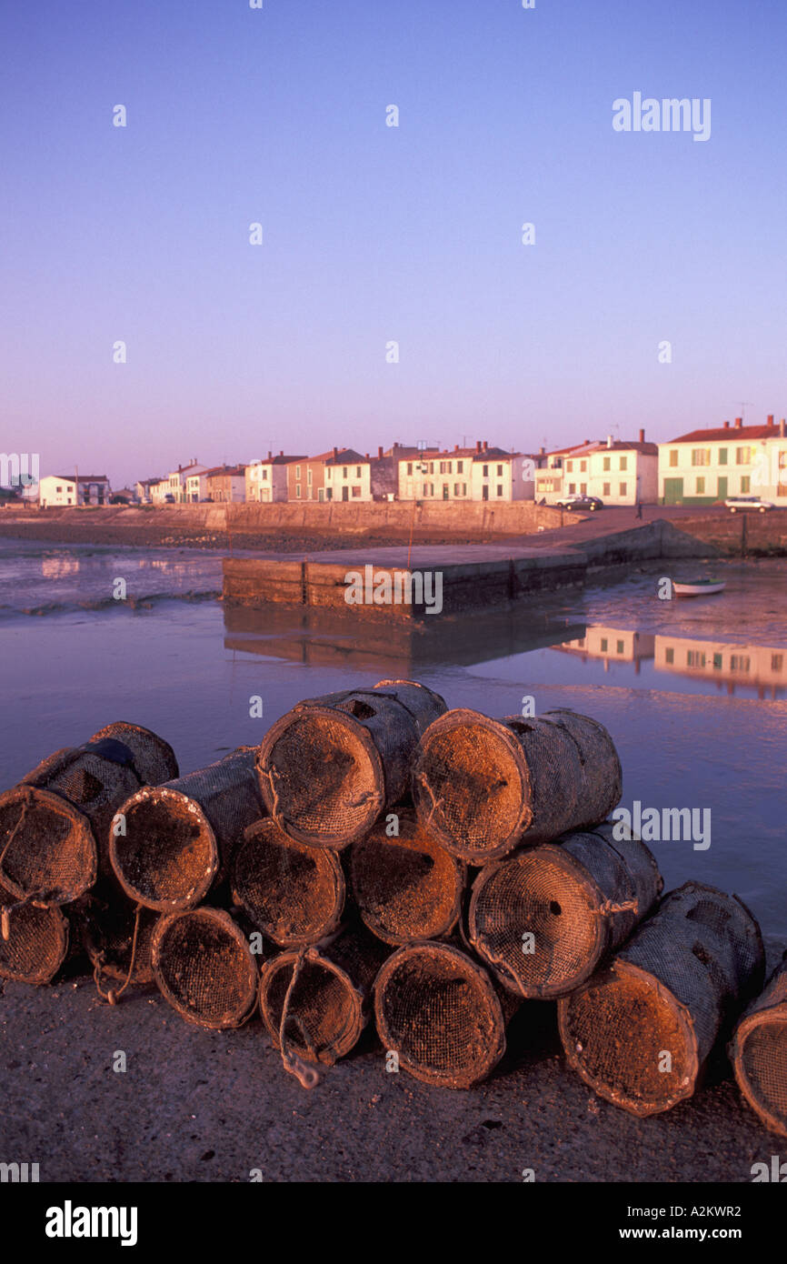 Europe, France, Languedoc, Ile De Ré / Saint Martin, Rive-Doux Plage, Port Banque D'Images