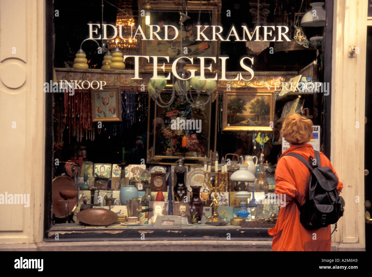 L'Europe, les Pays-Bas, la Hollande, Amsterdam, Spiegelkwartier Antique Shop  Photo Stock - Alamy
