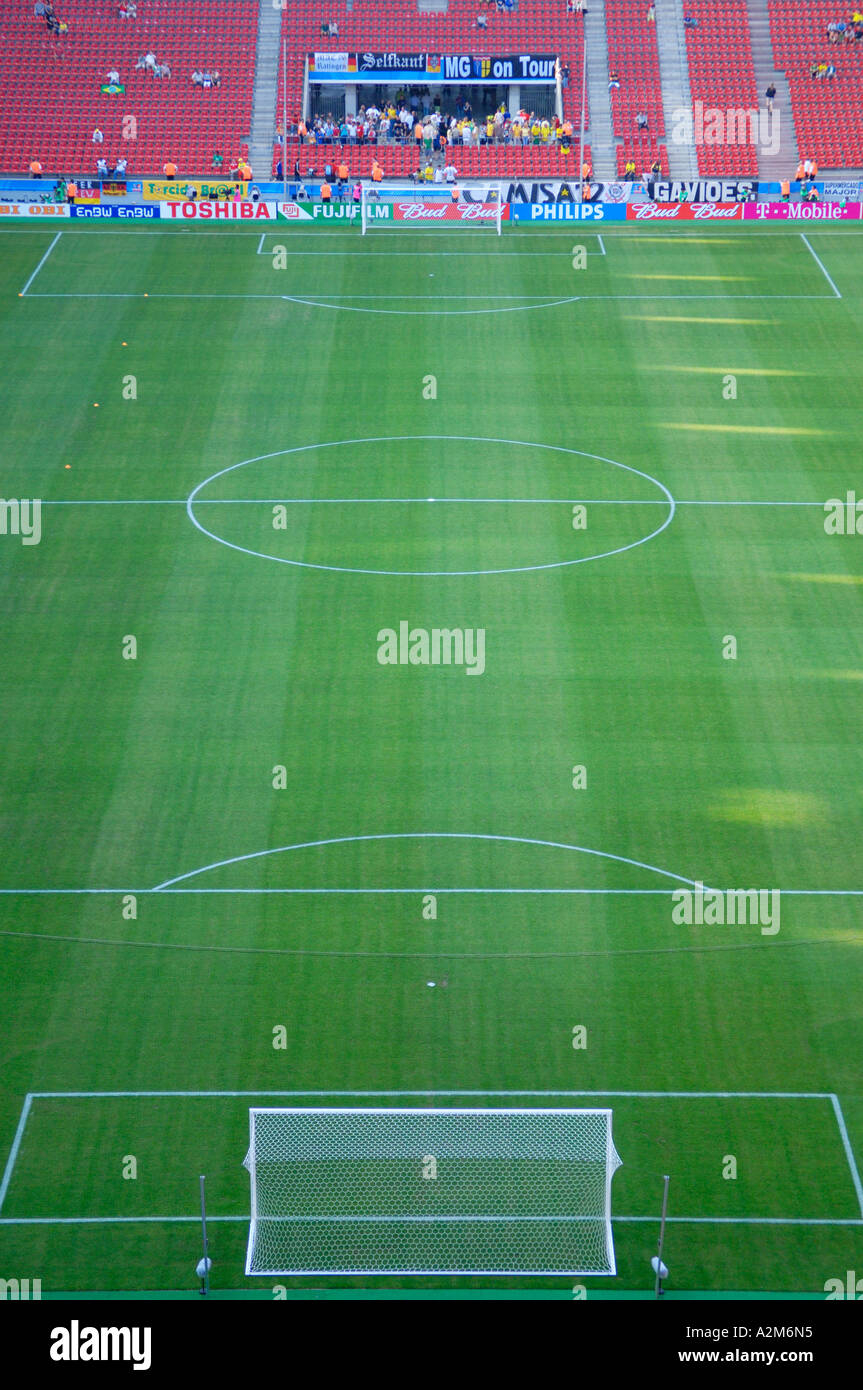 Vue sur le terrain de Cologne, Allemagne football stadium Banque D'Images