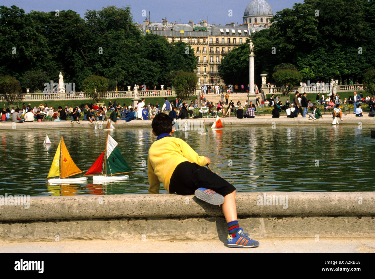 Jardin du Luxembourg Paris France Paris français Banque D'Images