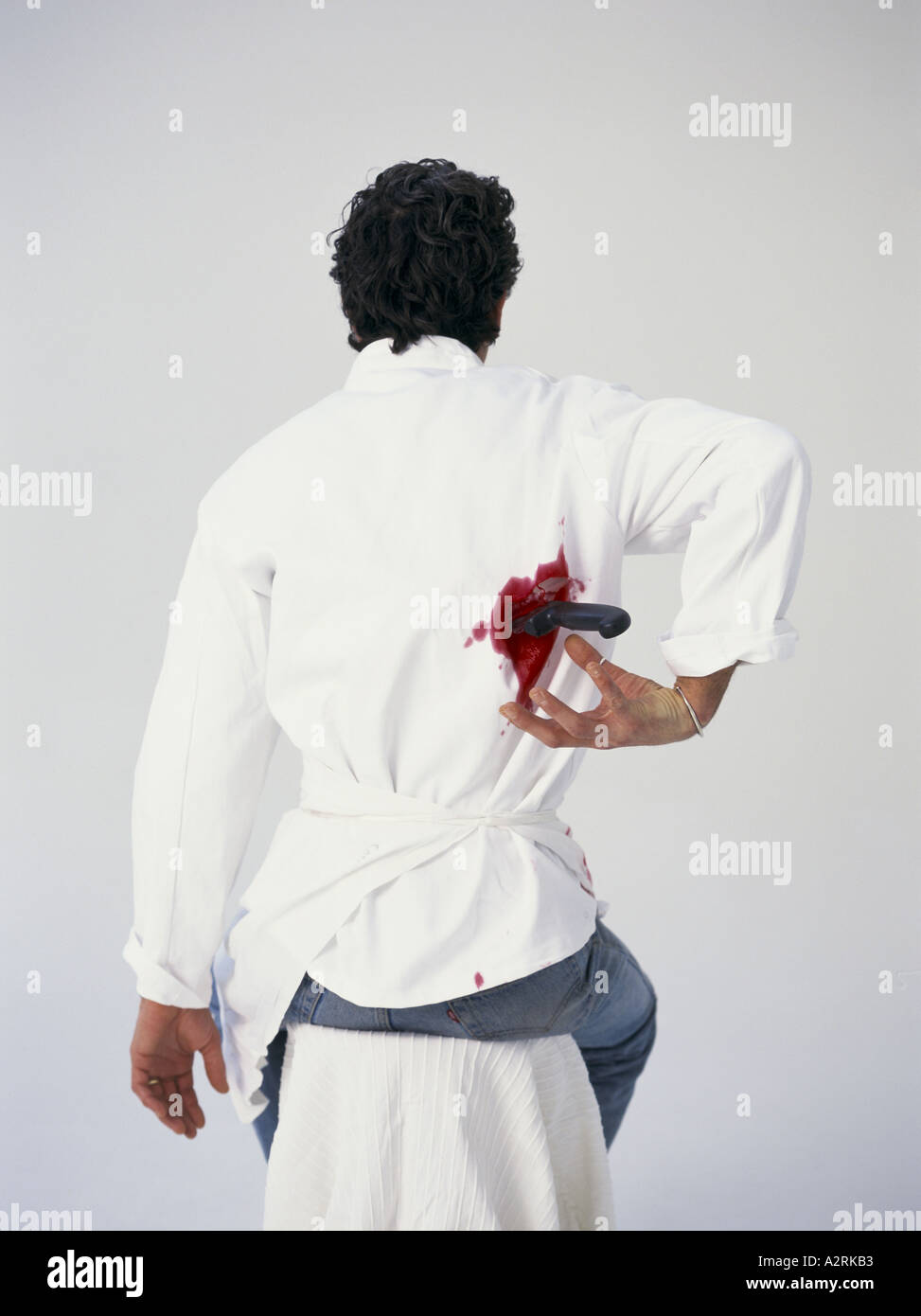 Chef de l'écrivain Anthony Bourdain confidentielle cuisine aventures dans les bas-fonds culinaire 2000 Banque D'Images