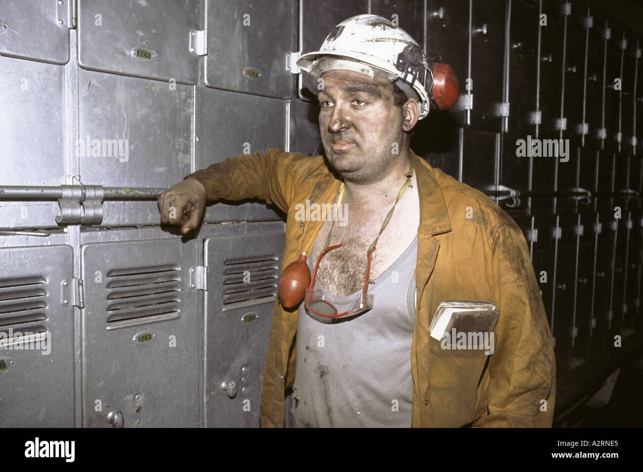 Menacé des mines mine bentley ne doncaster Yorkshire du Sud Octobre 1992 Banque D'Images