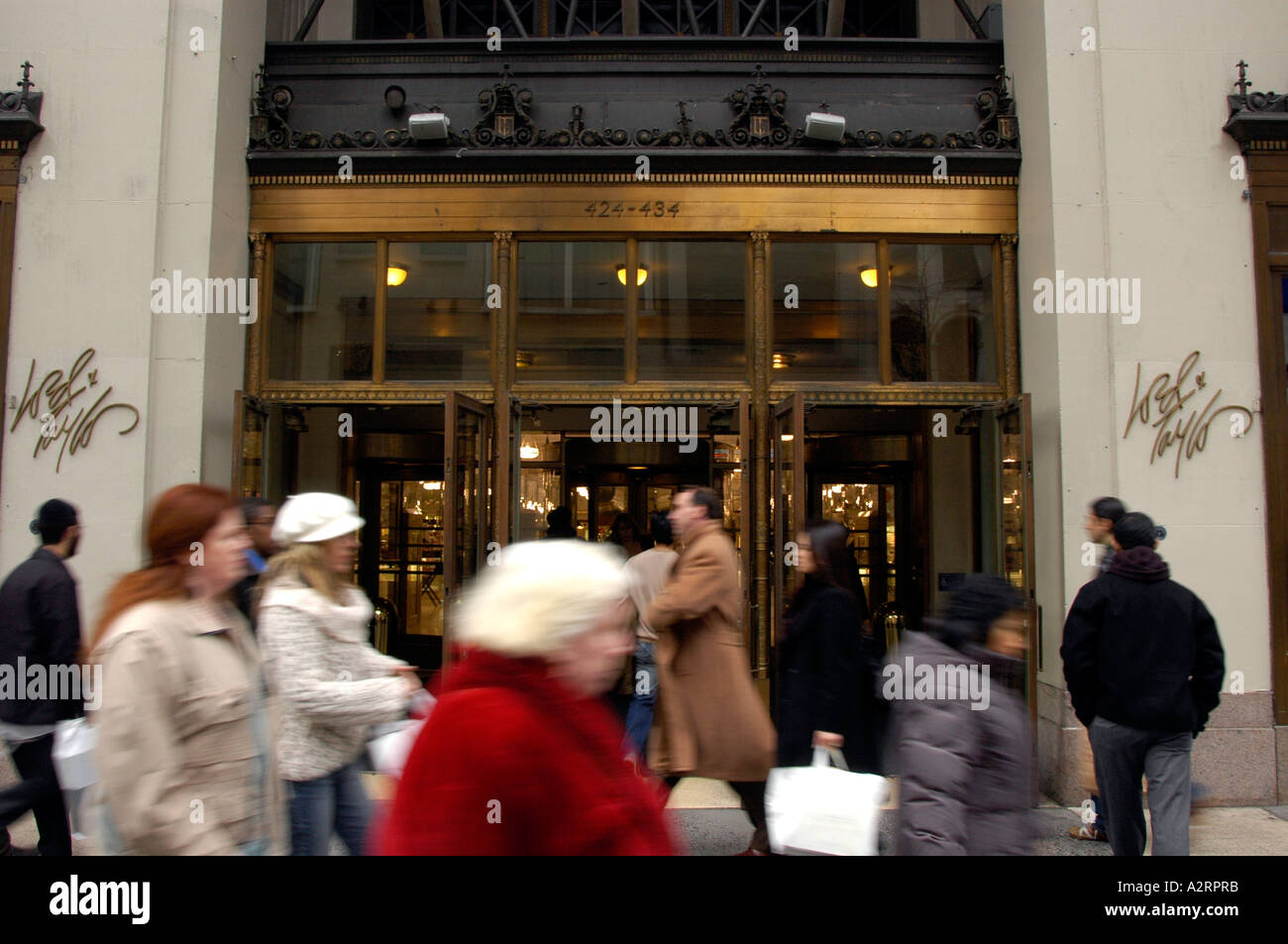 Le Seigneur Taylor Department Store flagship Cinquième Avenue à New York City Banque D'Images