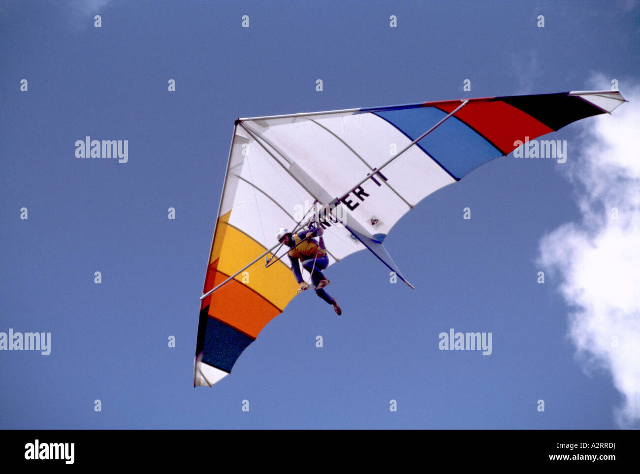 Planeur en vol à voile Banque D'Images