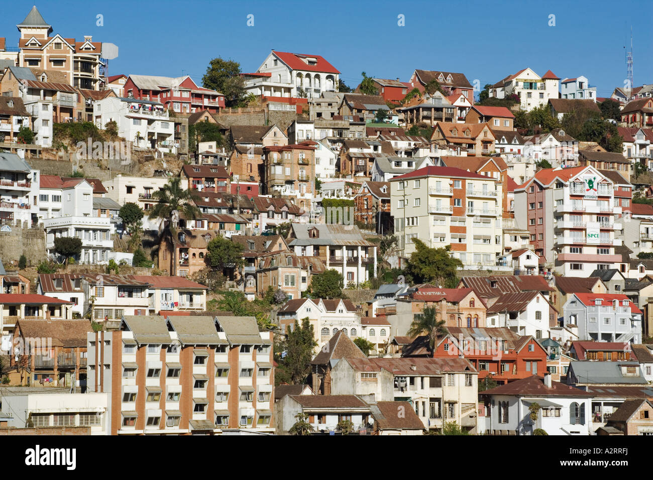 La Ville d'Antananarivo de mille est la capitale de Madagascar, avec une population de 1 403 449 Madagascar Banque D'Images