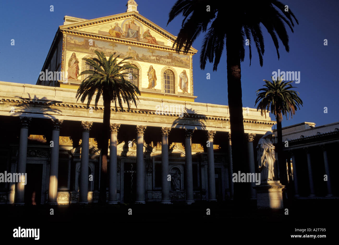 Basilica di San Paolo fuori le mura Banque D'Images