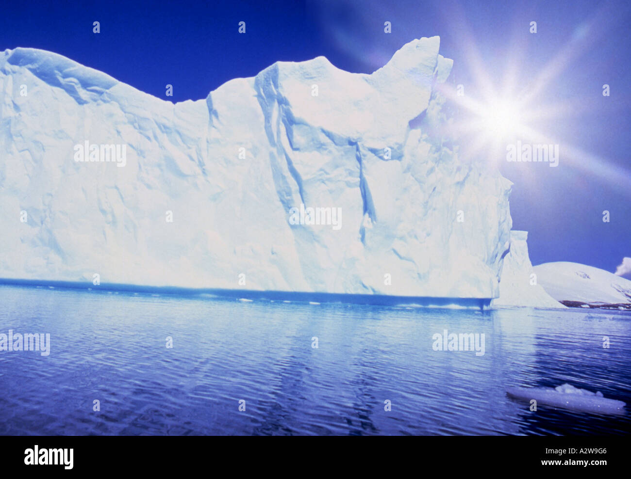 La fonte de l'iceberg Banque D'Images