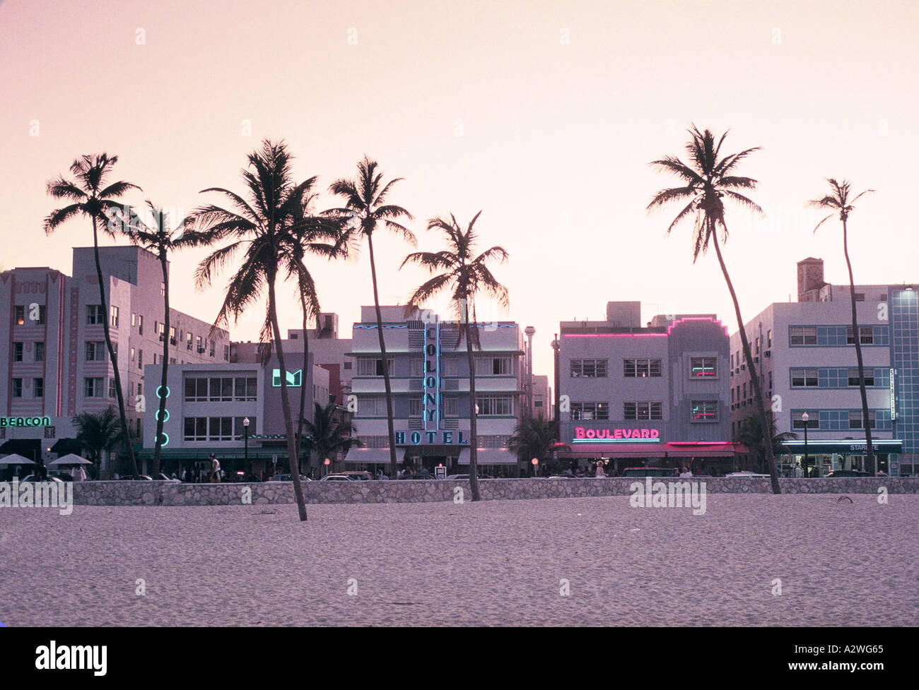 Miami Beach, États-Unis Banque D'Images