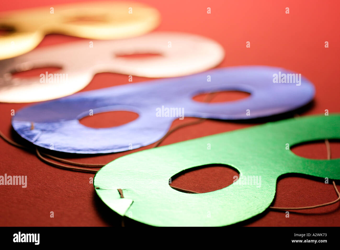 Masques de fête Banque D'Images