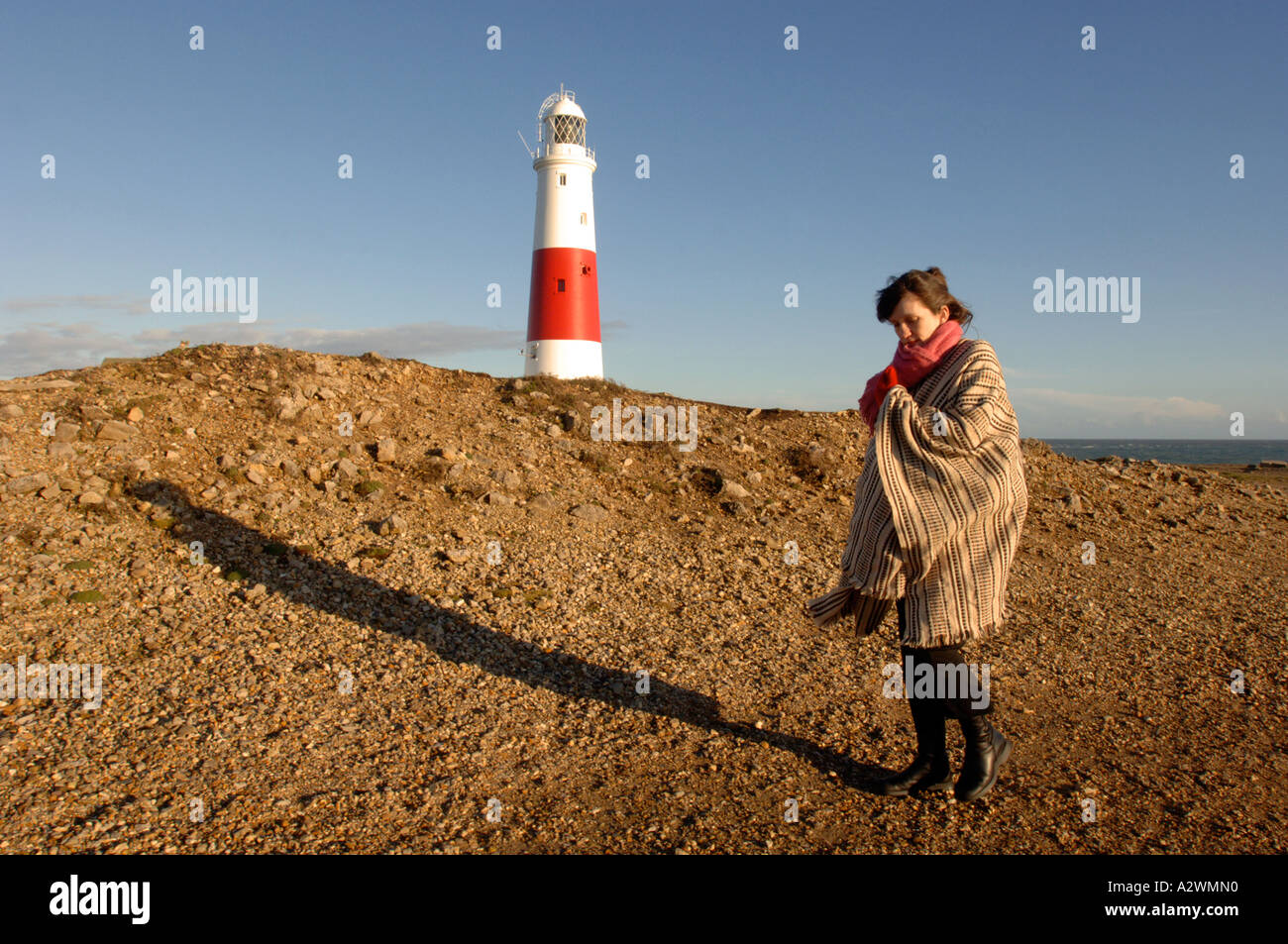 Portland Bill Lighthouse à Portland, dans le Dorset England UK Banque D'Images
