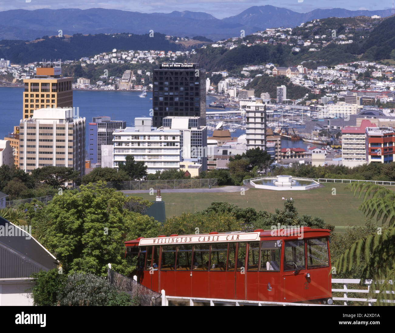 Funiculaire de Wellington Nouvelle-Zélande City Banque D'Images