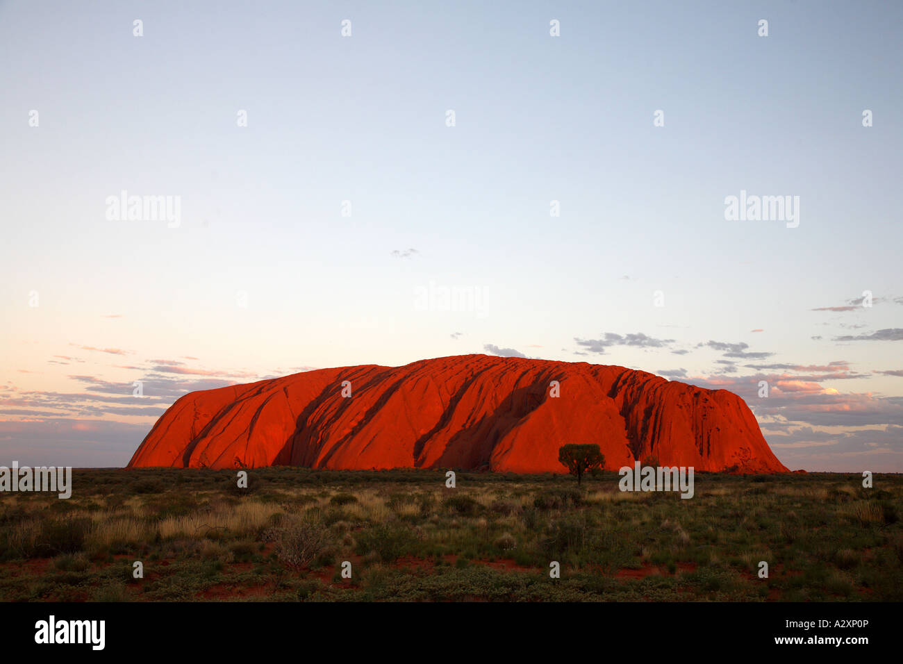 Ayers Rock - uluru - Territoire du Nord - Australie Banque D'Images