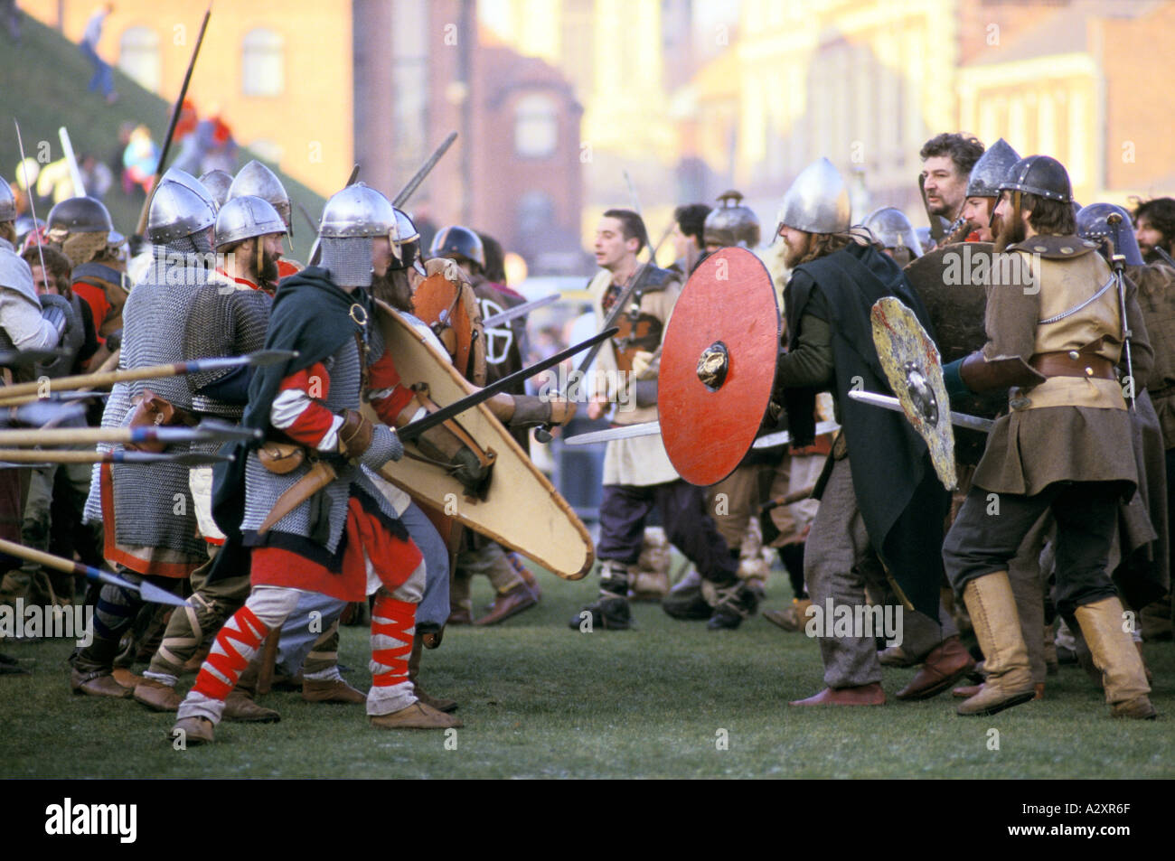 New York combat viking Banque D'Images