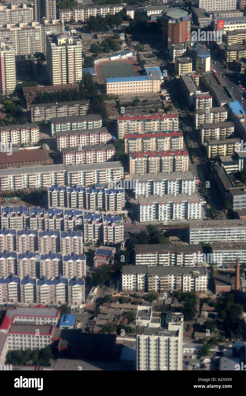 Vue aérienne de Beijing Banque D'Images