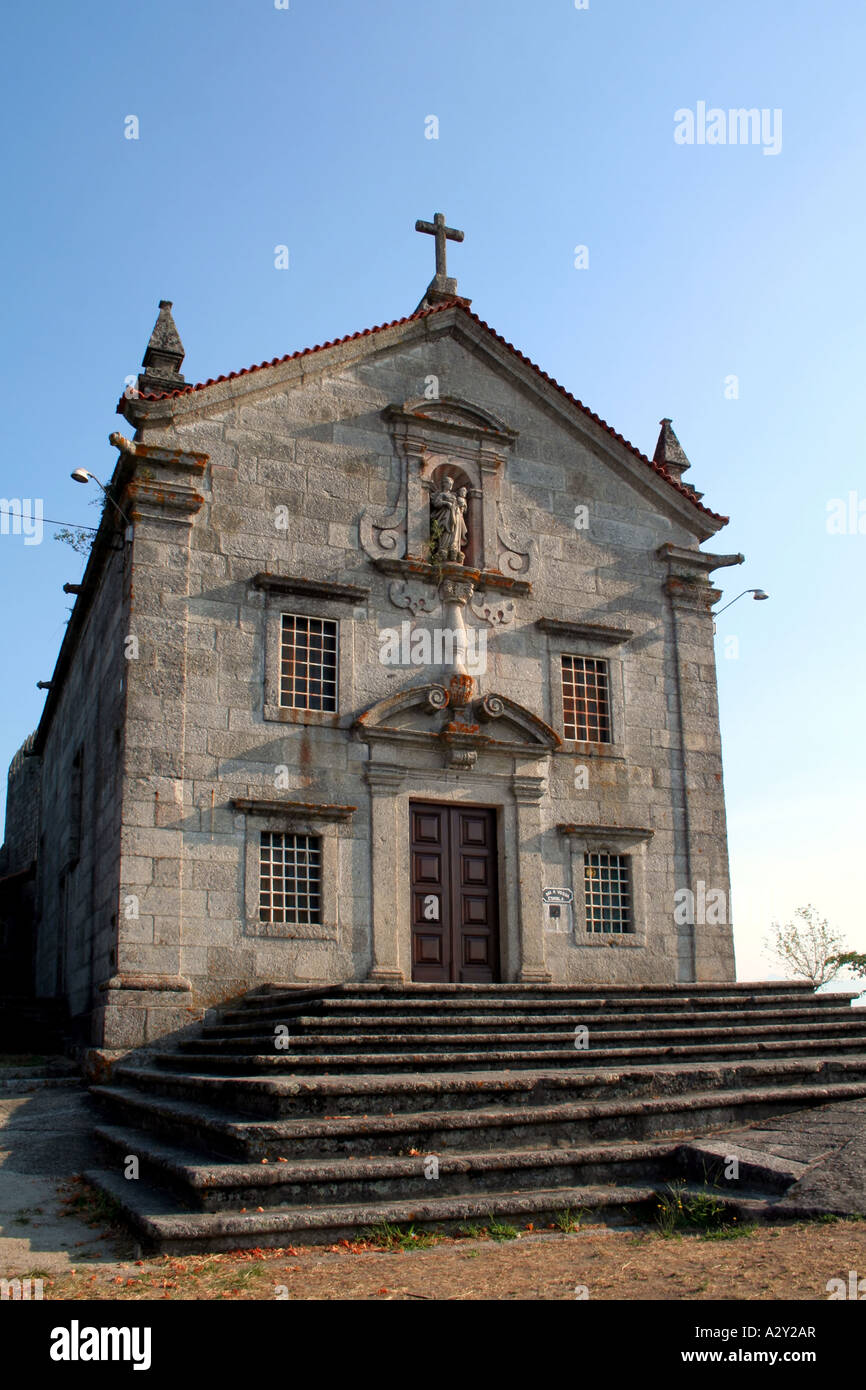 Petit Sanctuaire Notre Dame de Pilar en Amarante, Portugal. Maniériste, Baroque et Néoclassique. Banque D'Images
