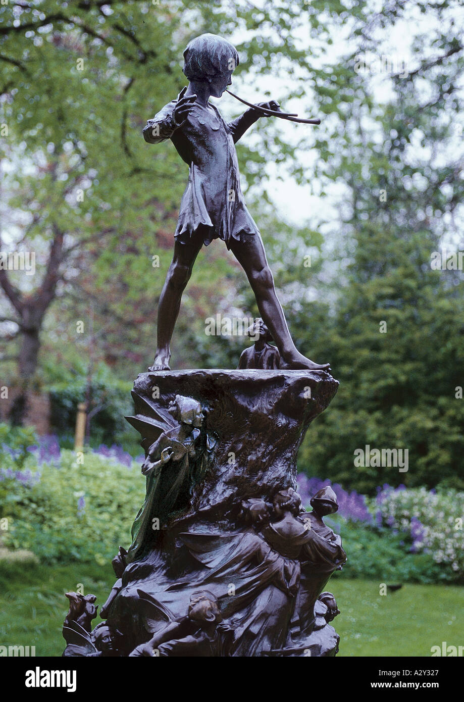 Peter Pan Kensington Gardens London Banque D'Images