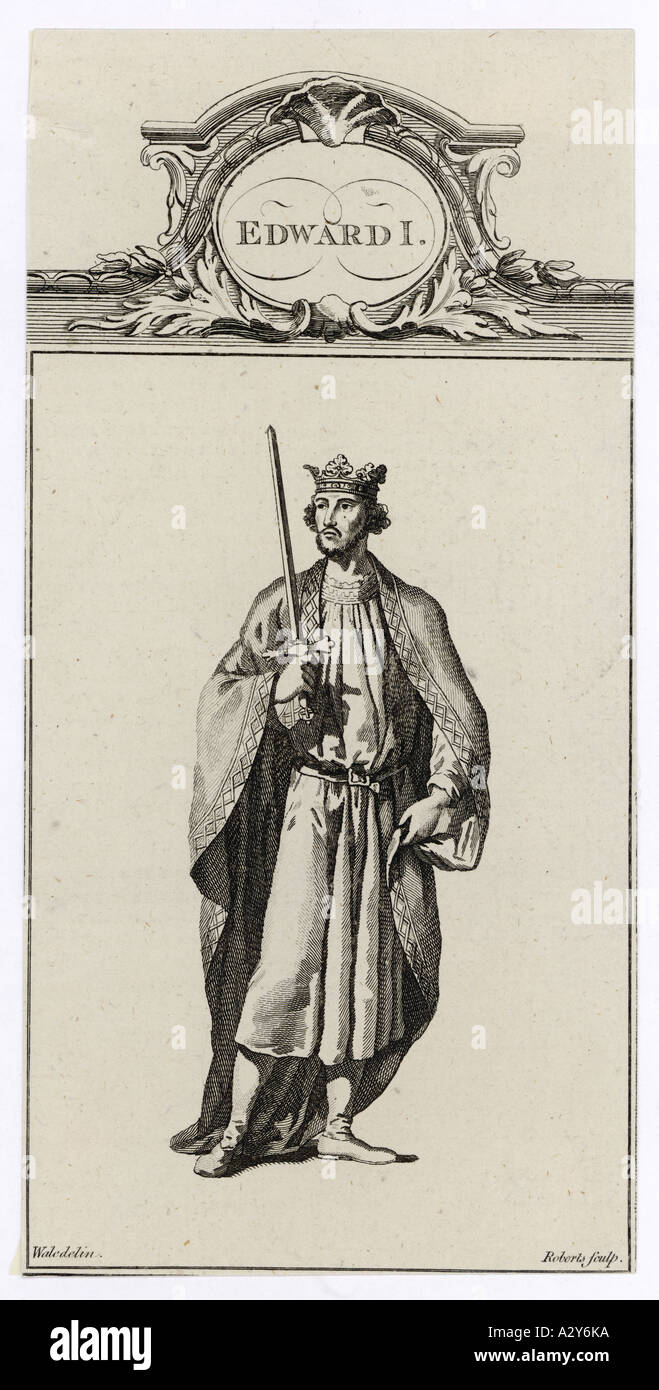 Le roi Édouard I Roberts Banque D'Images