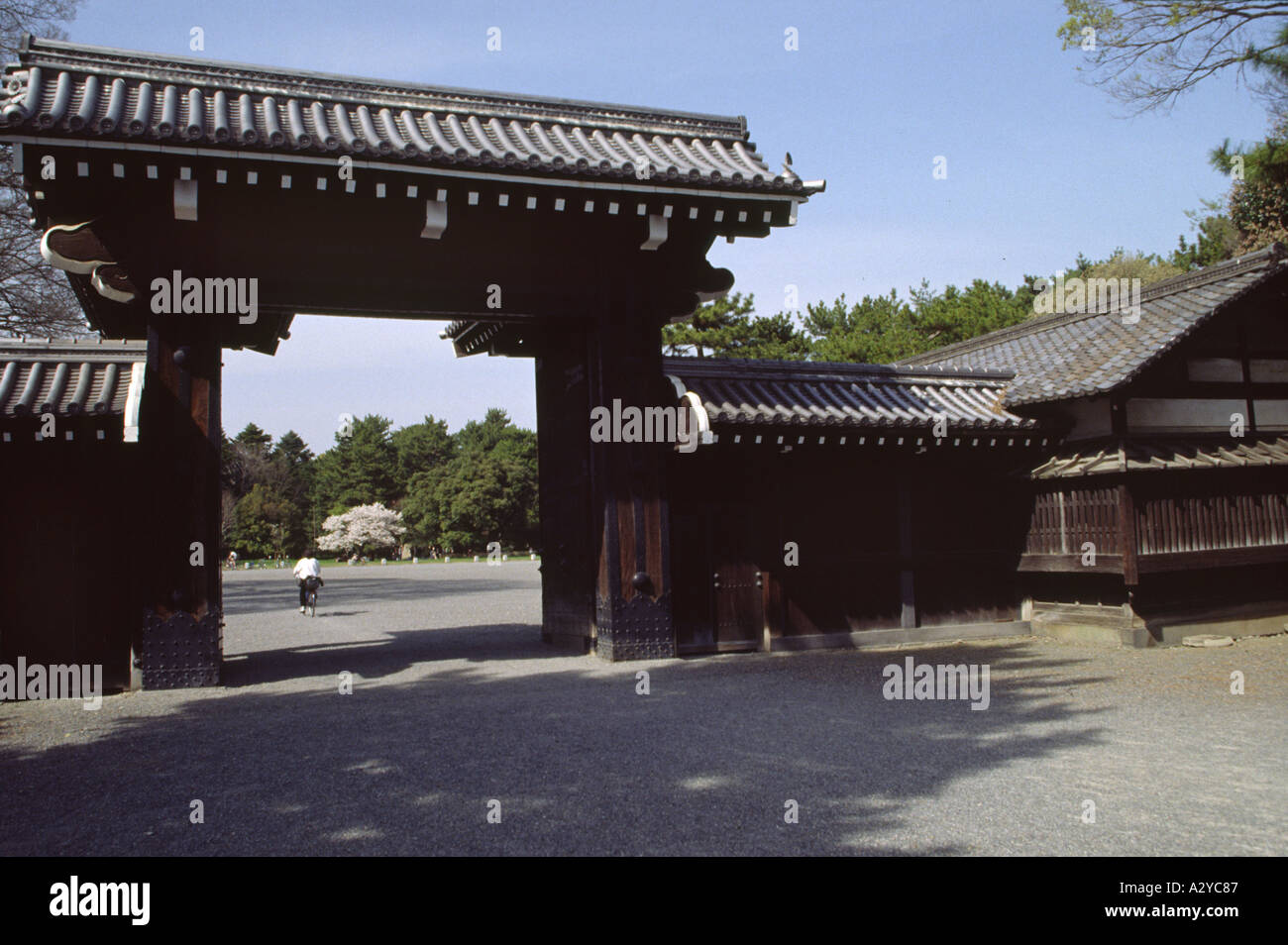 Entrée de Park à Kyoto au Japon Banque D'Images