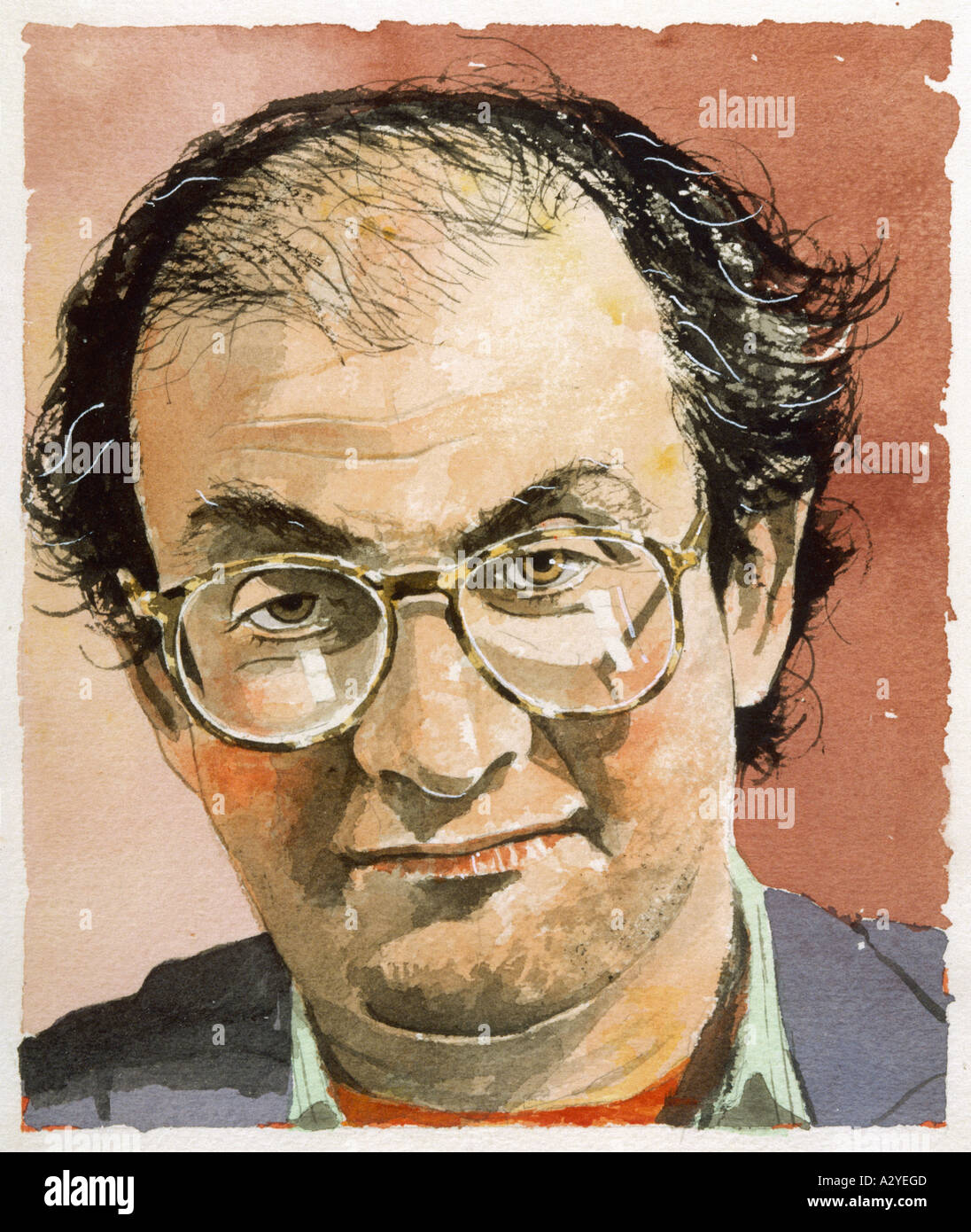 Salman Rushdie Banque D'Images