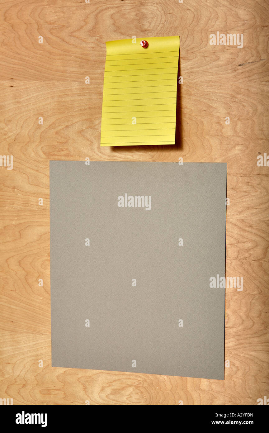 Post it sign blank sign Banque D'Images