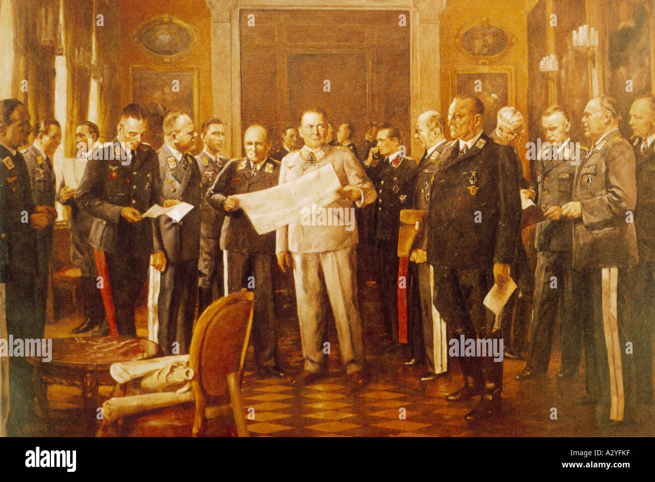 Au ministère de l'air Goering Banque D'Images