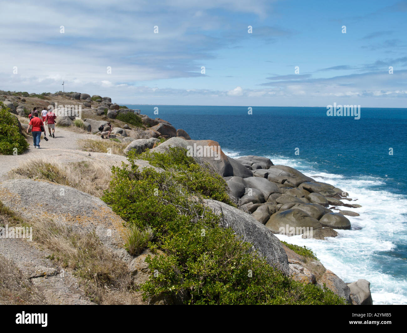 Rencontre bay vu de granite island péninsule de Fleurieu Australie du Sud Banque D'Images