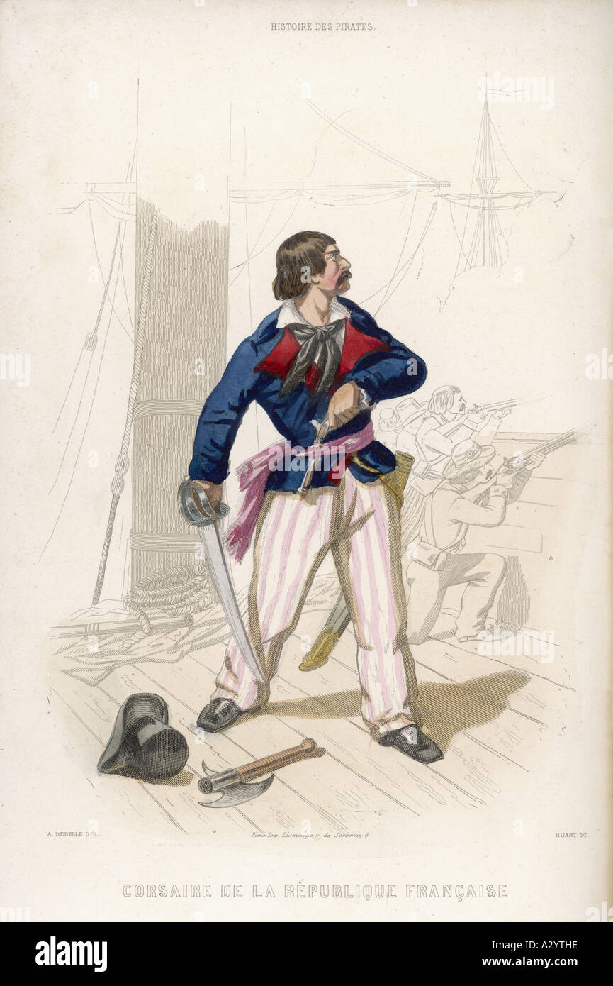 Corsaire Français Banque D'Images