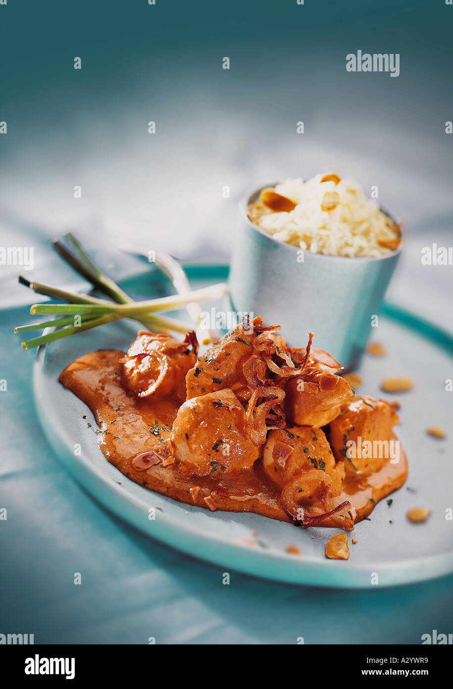 Poulet korma Banque D'Images